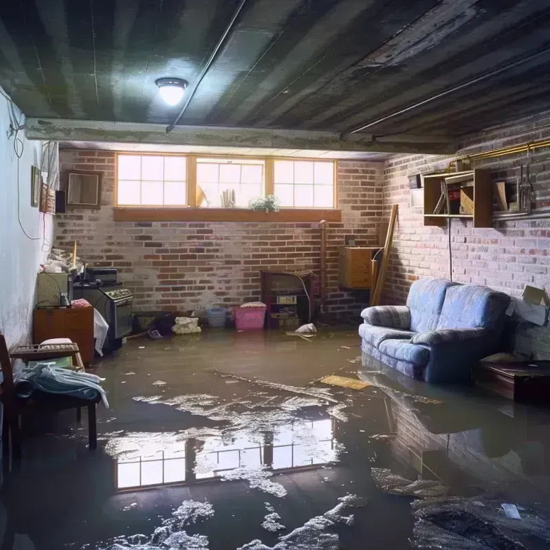 Flooded Basement Cleanup in Wagner, SD